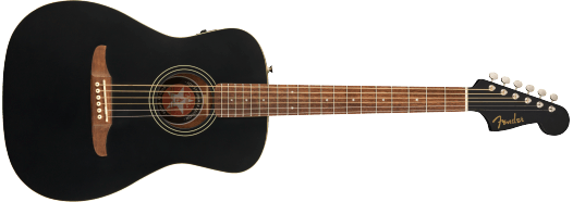 Fender Joe Strummer Campfire, Walnut Fingerboard, Matte Black