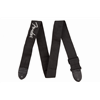Fender Fender® Logo Strap, Black/Gray Logo, 2"