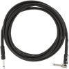 Fender Professional Series Instrument Cable, Straight-Angle, 10', Black