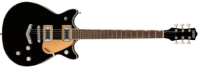 Gretsch G5222 Electromatic® Double Jet™ BT with V-Stoptail, Laurel Fingerboard, Black