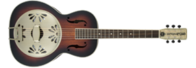Gretsch G9241 Alligator™ Biscuit Round-Neck Resonator Guitar with Fishman® Nashville Pickup, 2-Color Sunburst