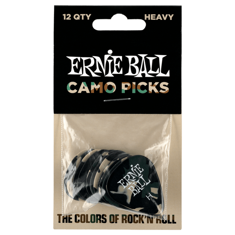 Ernie Ball Camouflage Picks Heavy X12
