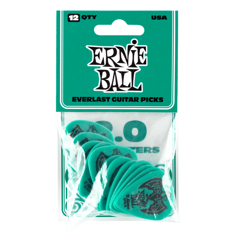 Ernie Ball Everlast Picks 12Pk 2.0Mm