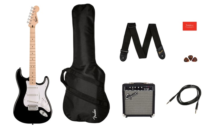 Squier Sonic Strat Pack - Black