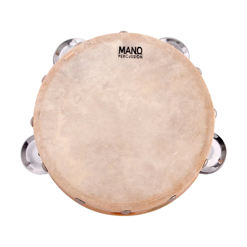 Mano 6inch Tambourine Nat/Skin ED615