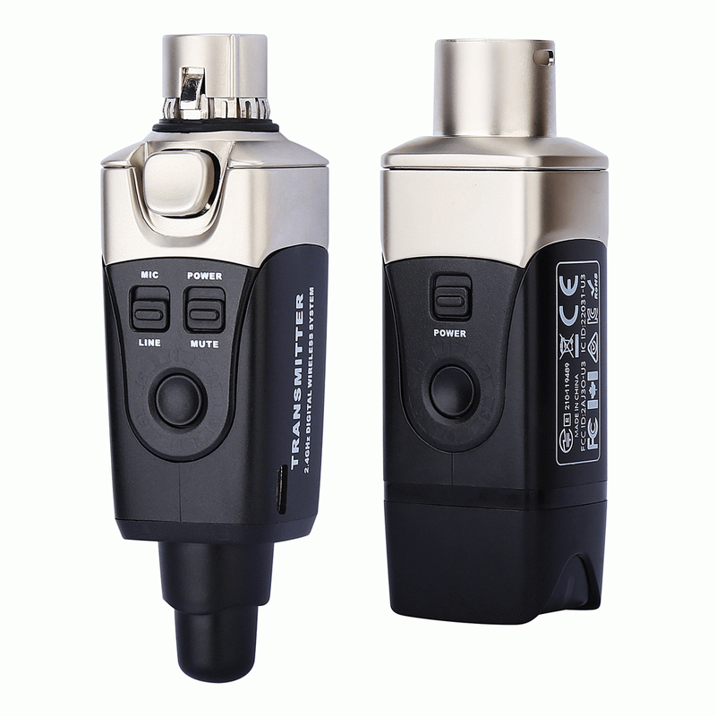 Xvive U3 Wireless For Mic/Speaker Black