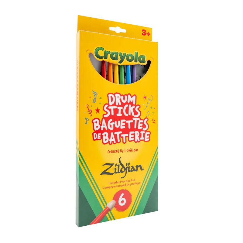 Zildjian Drumsticks Crayola Kids 6 Pack