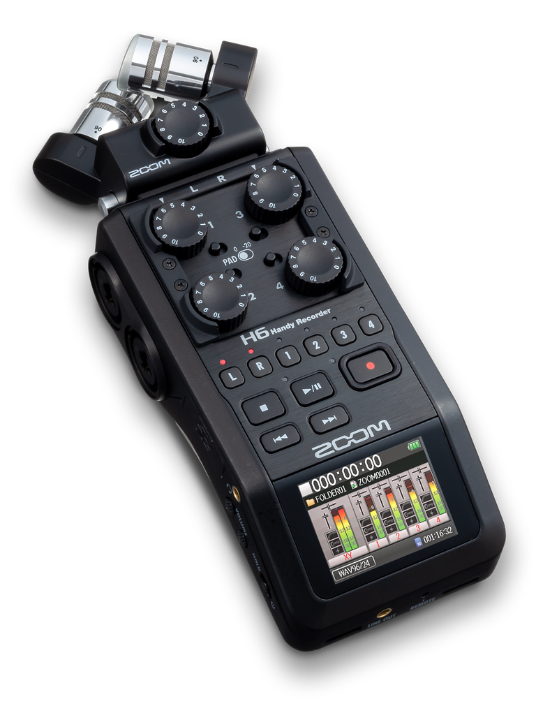 Zoom H6 Handy Recorder (Black)
