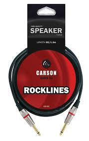 Carson 5FT Speaker cable - Jack/Jack