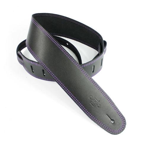 DSL 2.5" Strap Black Purple Stitch