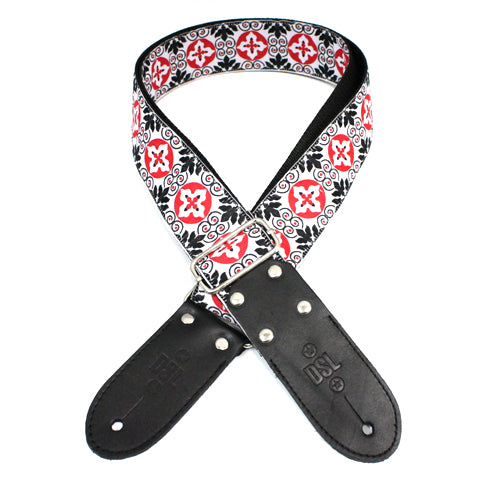 DSL Jacquard Strap - Nod Red
