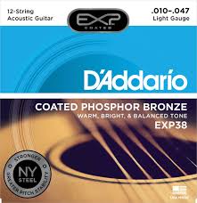 D Addario Exp38 10-47 12-String Light