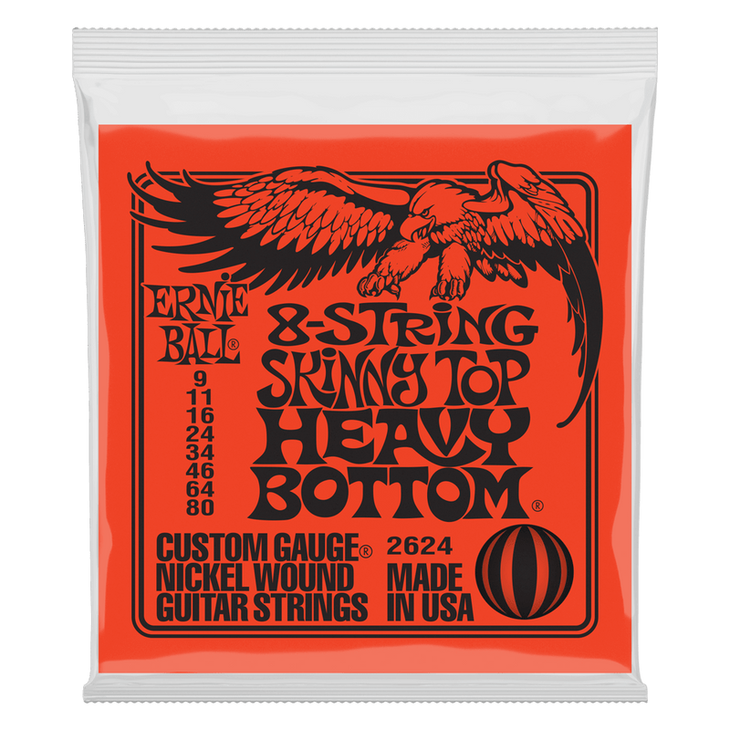 Ernie Ball Skinny Top 9-80 8 String