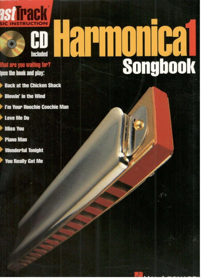 Fast Track Harmonica Songbook W/Cd