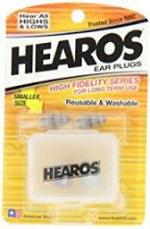 Hearos Hi Fi Earplugs - STD