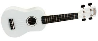 Mahalo Ukulele White