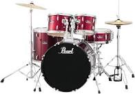 Pearl RS Junior 5pc Drum Kit Wine Red