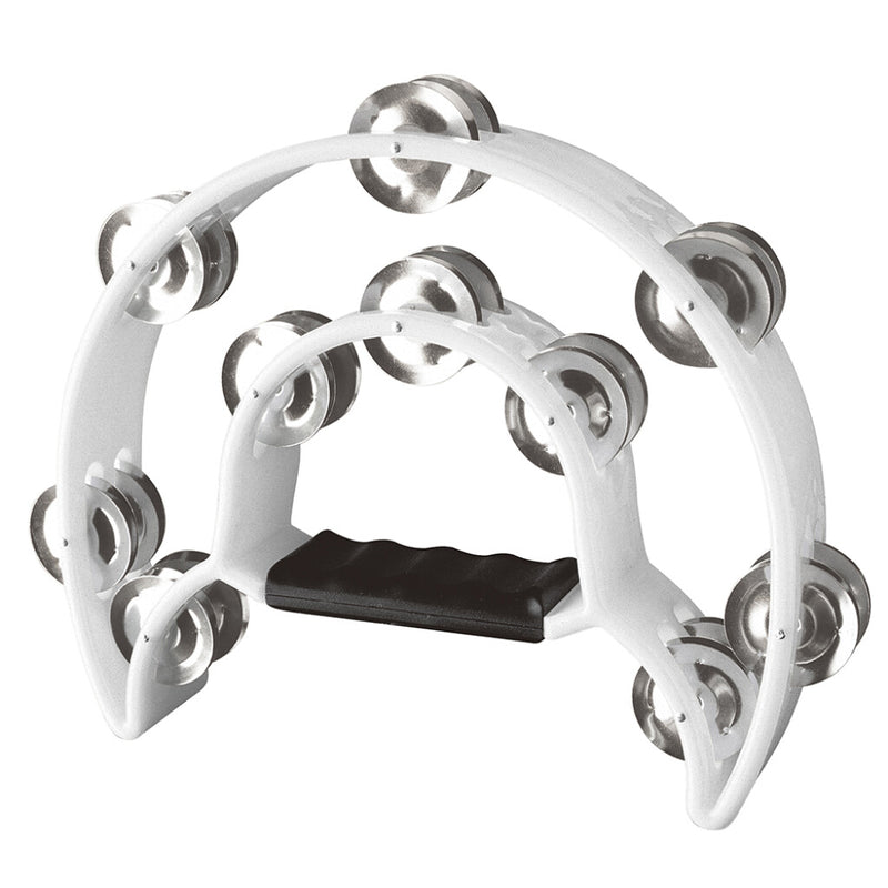Stagg Tambourine Cutaway 20 Jingles WH