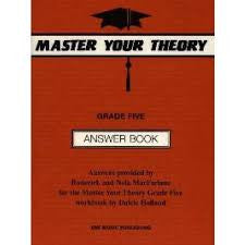 Master Your Theory Grade 5 Answer Book