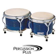 percussion Plus Tuneable Bongos Blue