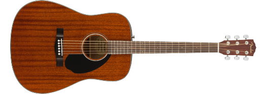 Fender CD-60S Dreadnought, Walnut Fingerboard, All-Mahogany