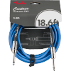 Fender Contour™ Instrument Cable, Lake Placid Blue, 18.6'