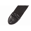 Fender Fender® Logo Strap, Black/White Logo, 2"