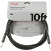 Fender Professional Series Instrument Cable, Straight/Straight, 10', Black