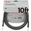 Fender Professional Series Instrument Cables, 10', Gray Tweed