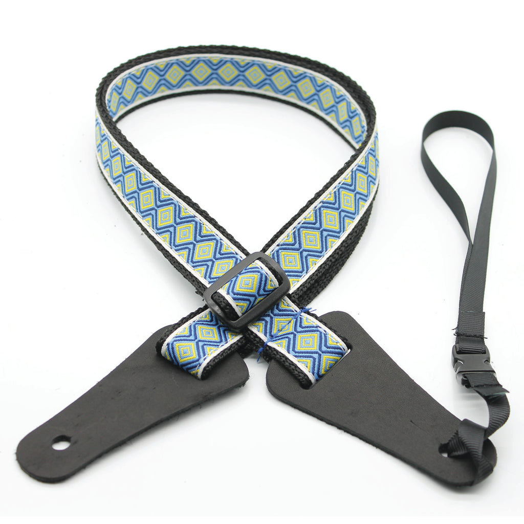 DSL Uke Strap - Tile Blue