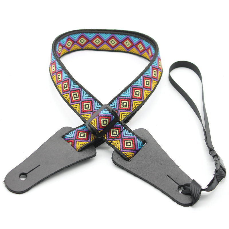 DSL Uke Strap - Tile Purple