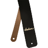 Fender Jackson® Leather Guitar Strap, Black
