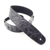 DSL Embossed Floral Strap - Black