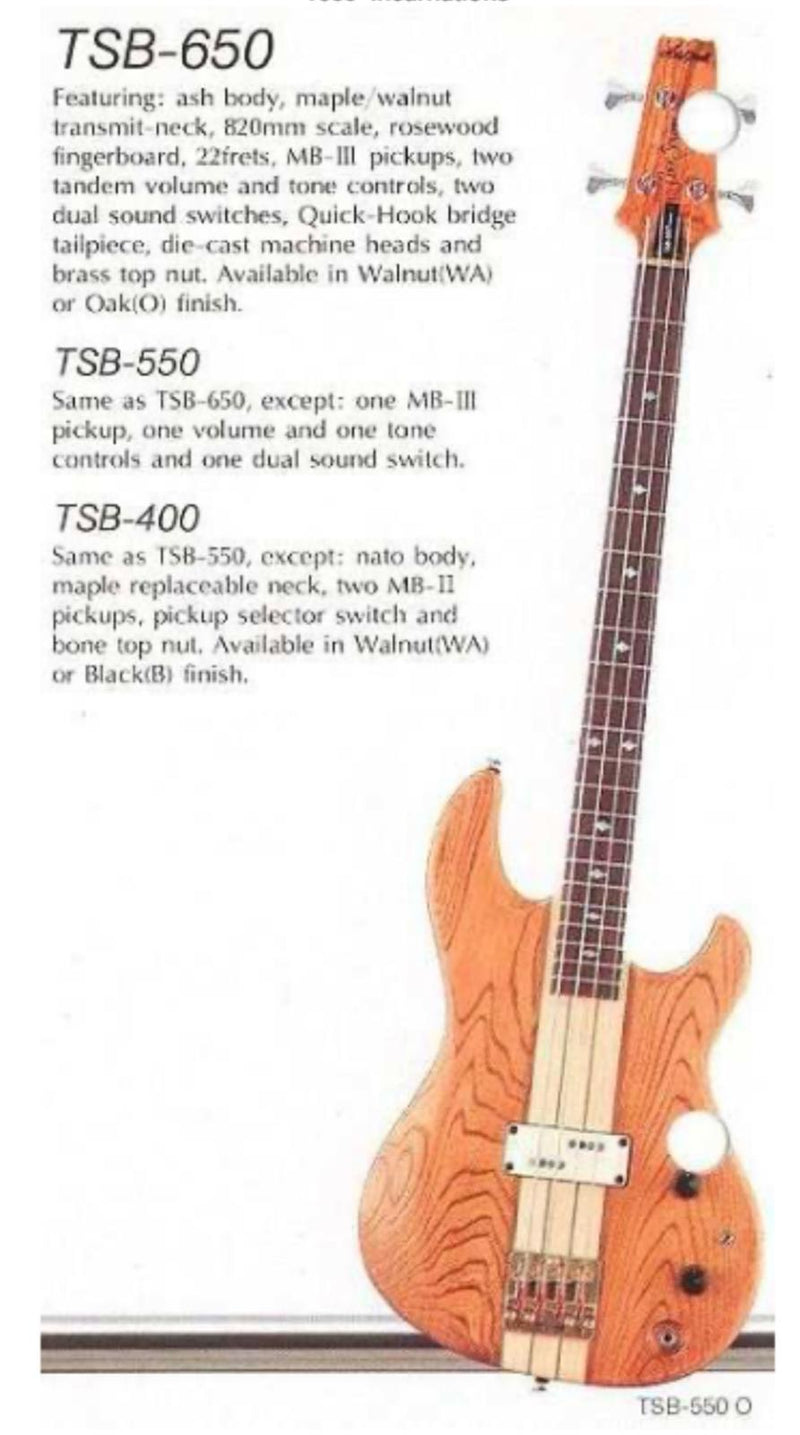 Aria Pro II Thor Sound Bass TSB 400 -‘Vintage Japan’