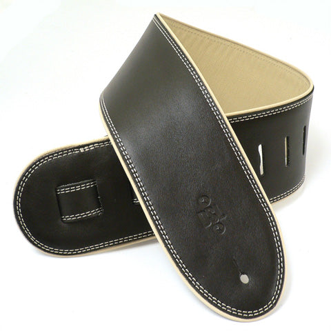 DSL Leather Strap 3.5" Black SGE35-15-3