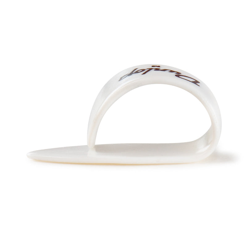 Dunlop White Thumbpick Medium Left