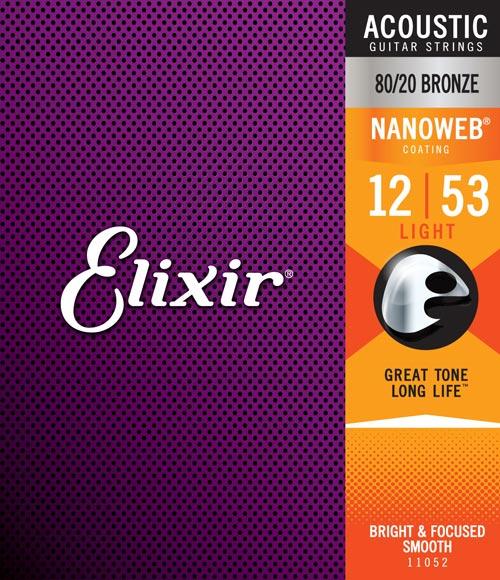 Elixir Acoustic Nano 80/20 12- 53