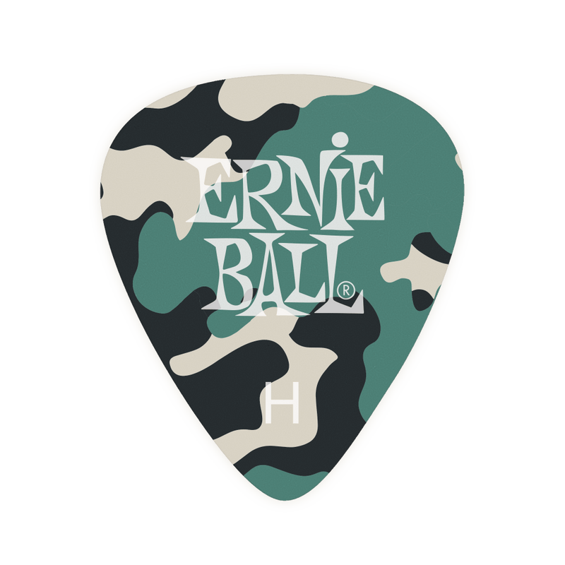 Ernie Ball Camouflage Picks Heavy  x12