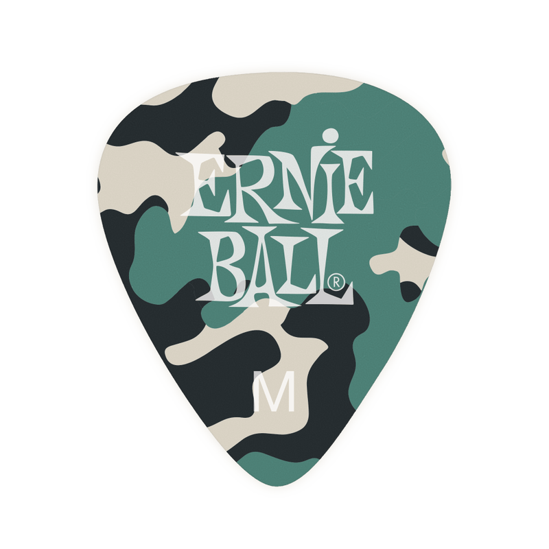 Ernie Ball Camouflage Picks Medium  x12