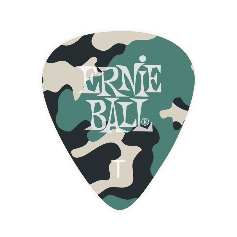 Ernie Ball Camouflage Picks Thin x12