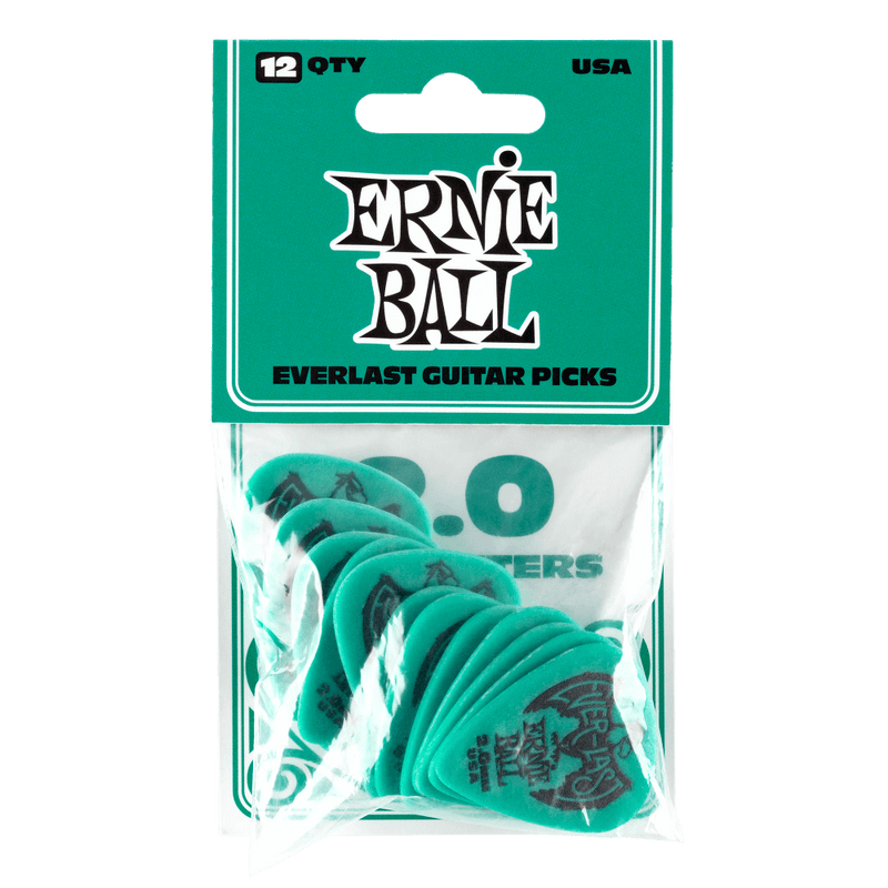 Ernie Ball Everlast Picks 12Pk 2.0mm