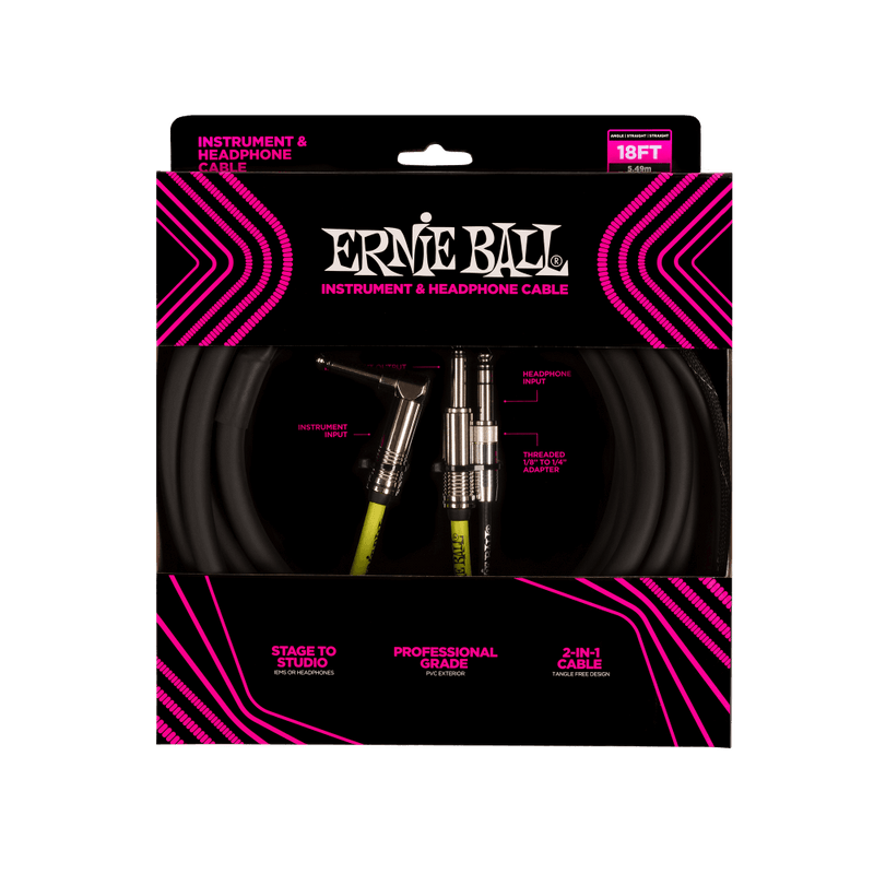 Ernie Ball Instrument / Headphone Cable