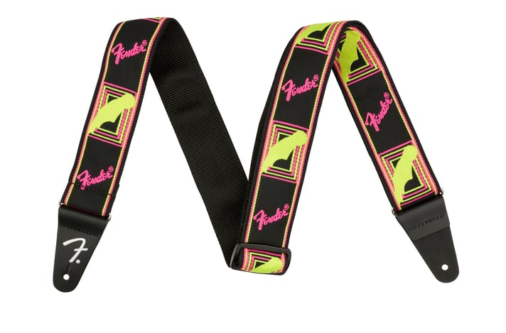 Fender Neon Monogrammed Strap P/Y
