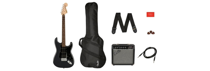 Squier Aff Strat Pack- Black