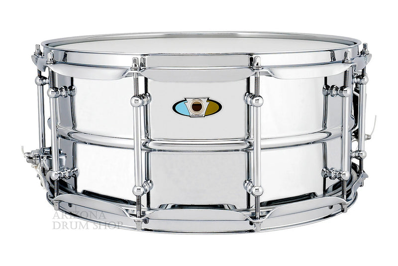 Ludwig Supralite Steel Snare 6.5