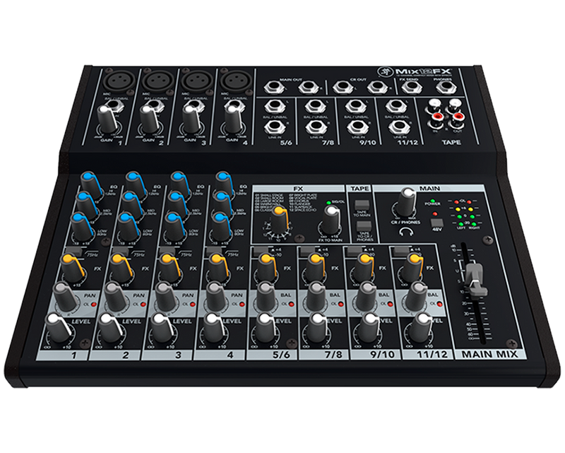 Mackie Mix12FX  12-channel Mixer w/ FX