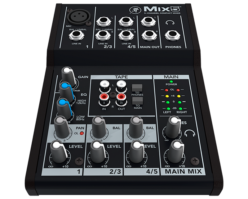 Mackie Mix5 5-channel Compact Mixer