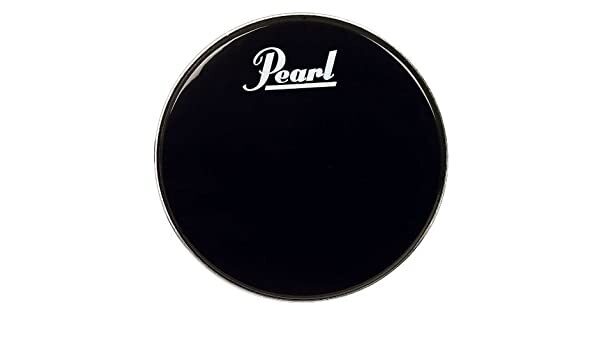 Pearl Bass Drum Head 22"Blk W/Logo
