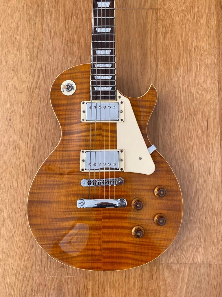 Vintage Aria LP. ‘Honey Tiger Flame’