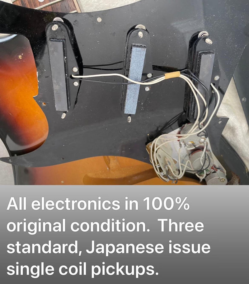 Fender ‘Silver Series’ -Japan Squire strat -Vintage